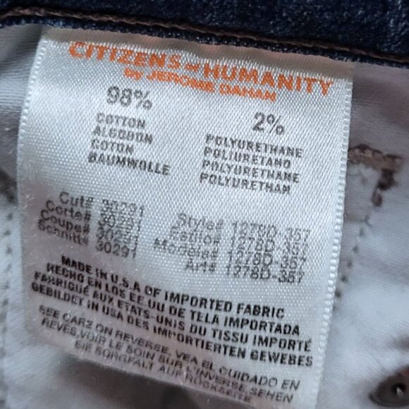 Citizens of Humanity Light Wash Distressed Straight Leg jeans (25) - Picture 11 of 12